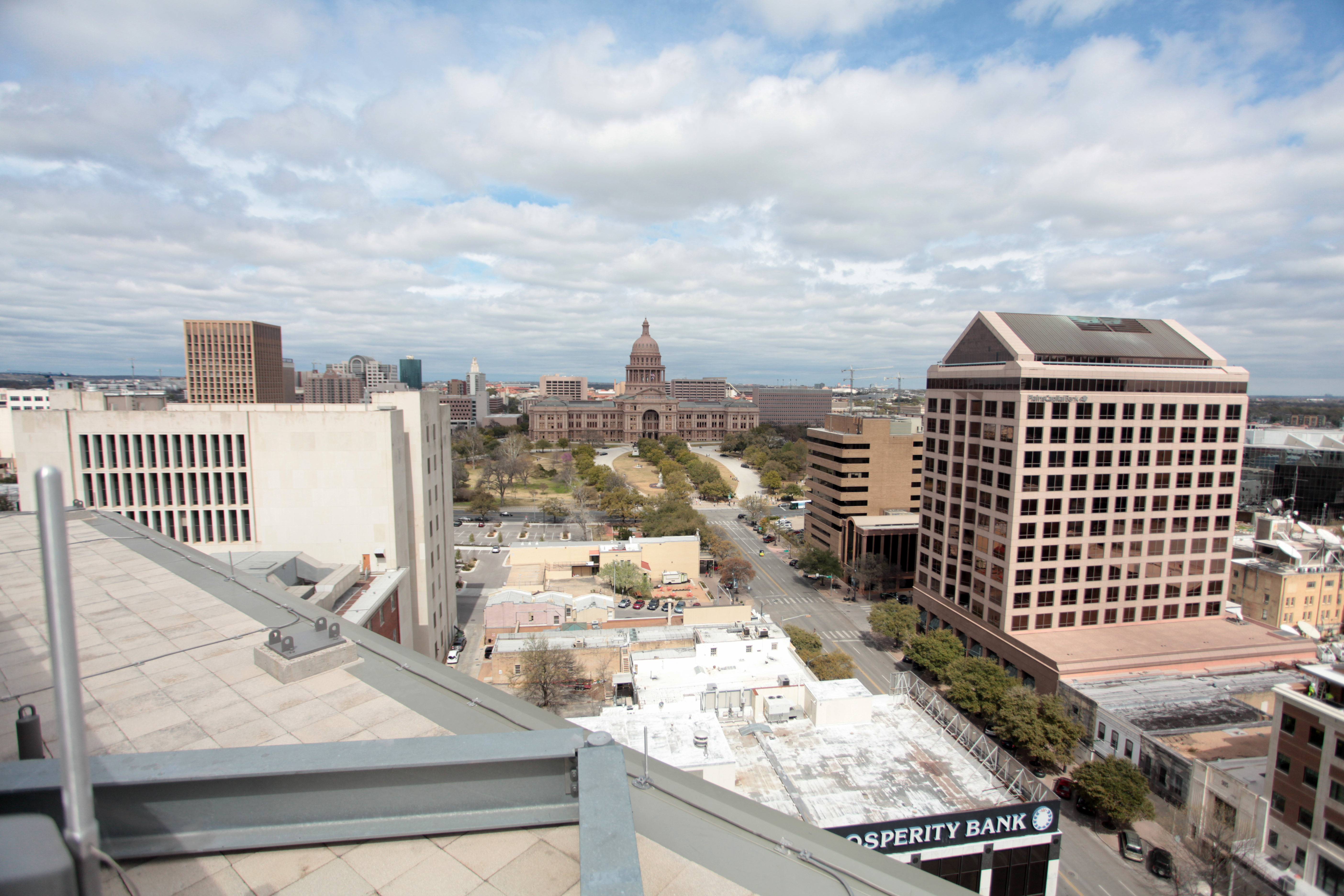 The Texas State Capitol building in Austin.